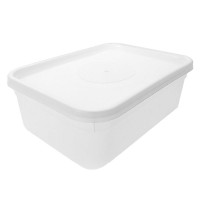 2 LITRE RECTANGULAR NATURAL TUB